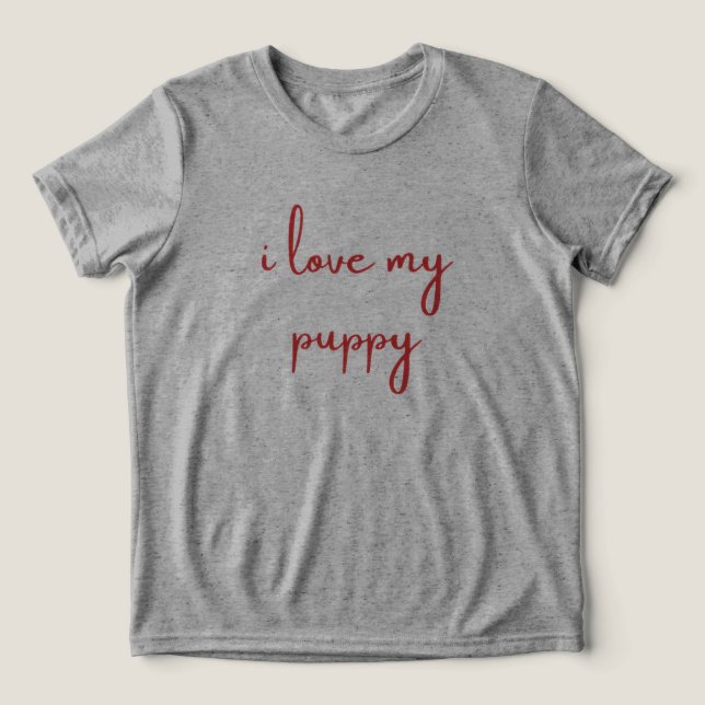 T-Shirt Tri-Blend Shirt (Design Front)