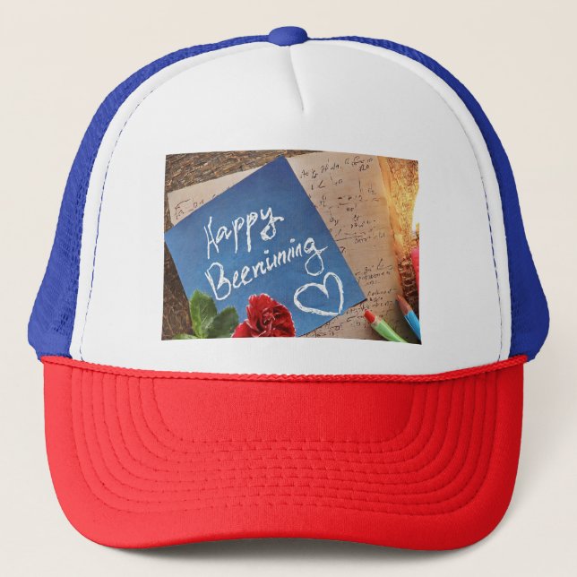 T-Shirt Trucker Hat (Front)