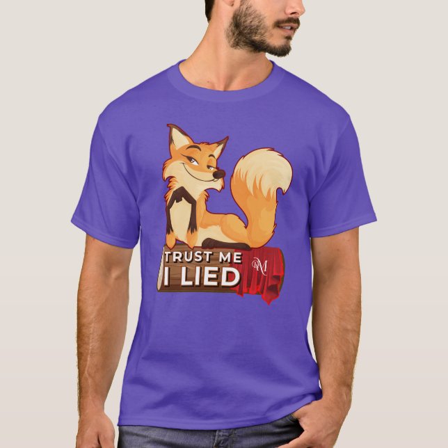 T-Shirt : Trust Me (purple) (Front)