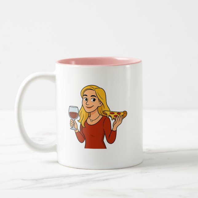 T-Shirt Two-Tone Coffee Mug (Left)
