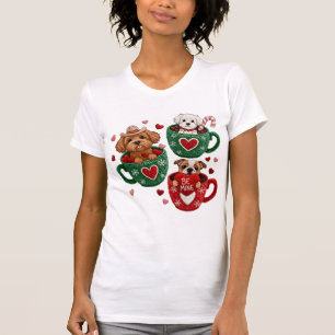 T-Shirt Valentine Dog Puppy PNG