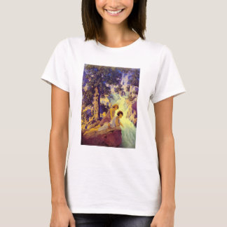 T-Shirt: Waterfall - by Maxfield Parrish T-Shirt