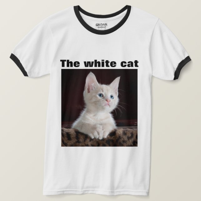 T-Shirt White colour with a distinctive design (Design Front)