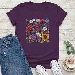  T-shirt Wildflower,  T-Shirt Clothes,  Fashion 
