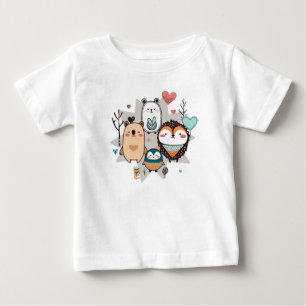 T-shirt with a cute illustration