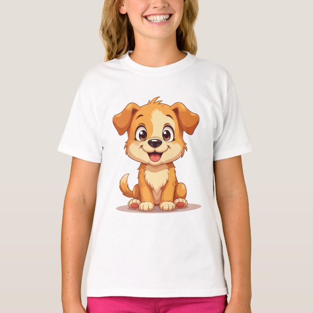 T-Shirt with a cute puppy (Front)