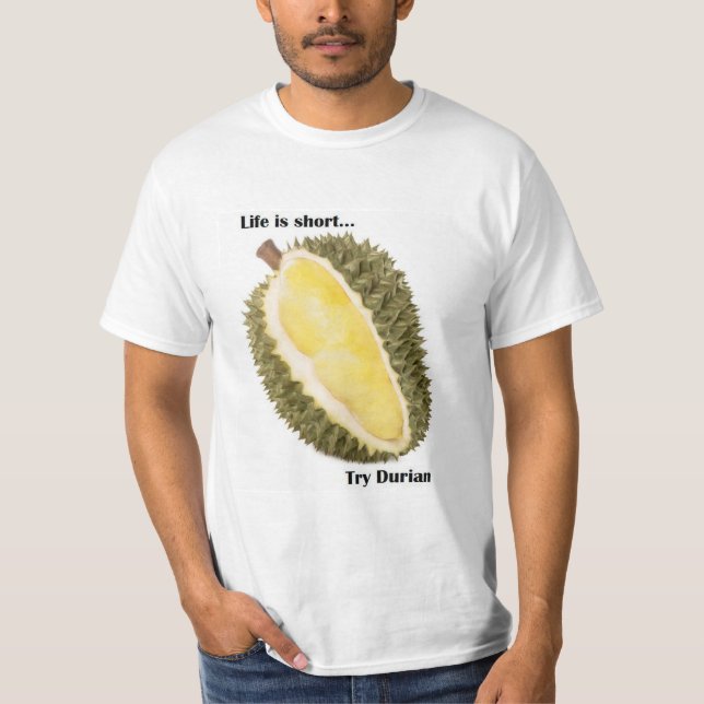 T-shirt with a Durian fruit design (Front)