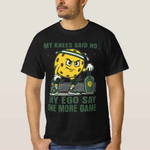T-shirt with a humourous graphic for Pickleball