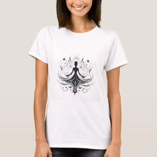 T-shirt with abstract spiritual design