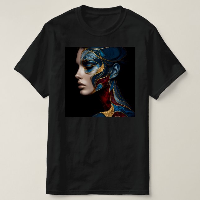 T-shirt With An Art Expression -1 (Design Front)
