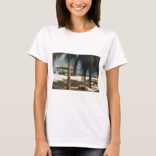 T-shirt with an Island Scene