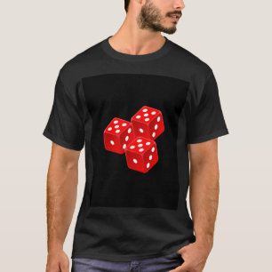T-Shirt with black theme and dice design