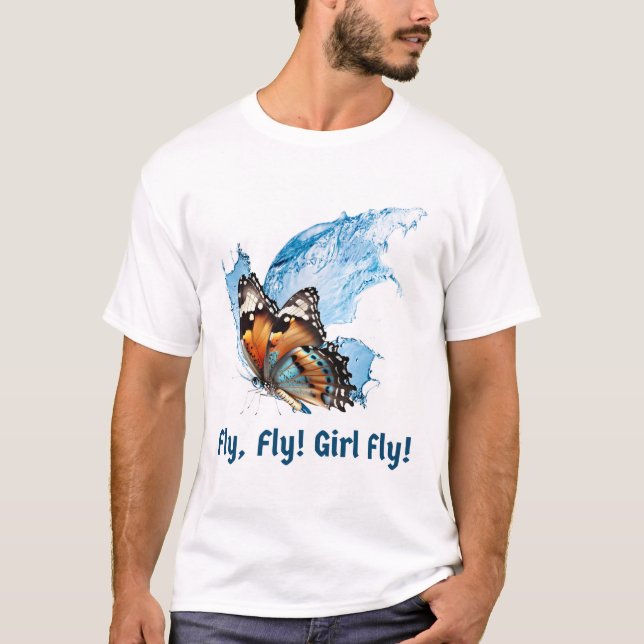 T-Shirt with Butterfly (Front)
