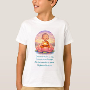 T shirt with child monk