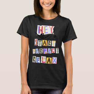 T-Shirt with colourful writing