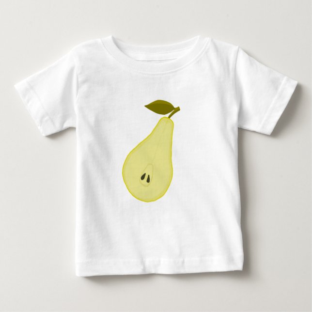 T-shirt with cute pear (Front)