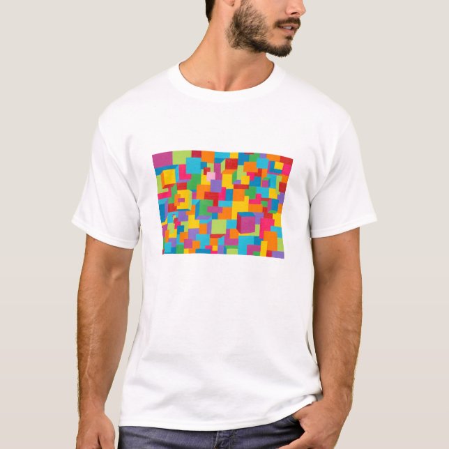 T-shirt with fine art painting print design (Front)