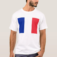 T Shirt with Flag of France