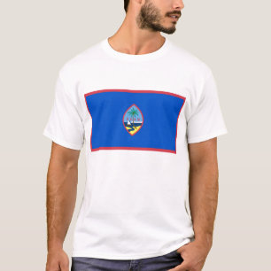 T Shirt with Flag of Guam - USA