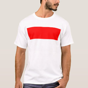 T Shirt with Flag of Indonesia
