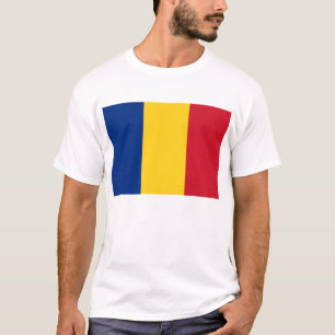 T Shirt with Flag of Romania
