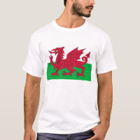 T Shirt with Flag of Wales.