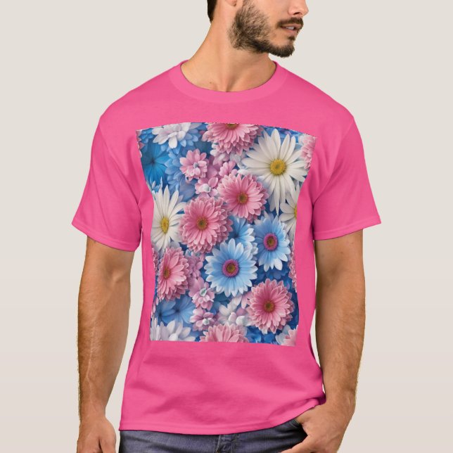 t-shirt with flowers design collection (Front)