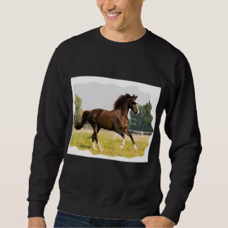 T-Shirt With Horse Wearing Shades Sweatshirt