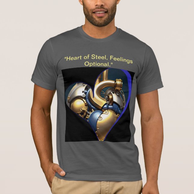 T-Shirt with Mechanical Heart (Front)