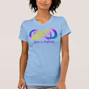 T+Shirt With Multicolor Geometric Infinity Design T-Shirt