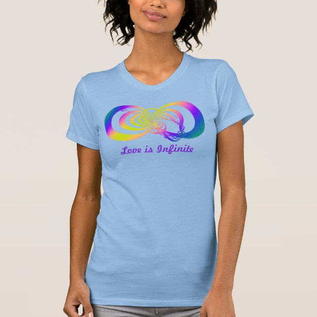 T+Shirt With Multicolor Geometric Infinity Design T-Shirt (Front)