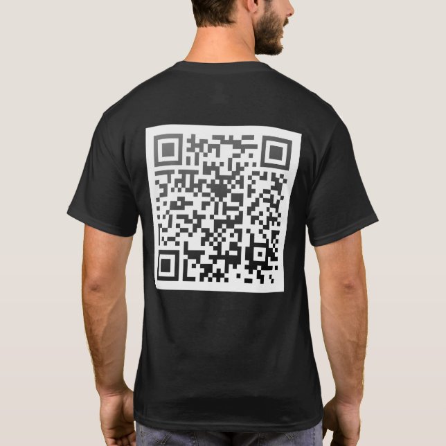 T - Shirt with Qr code (Back)