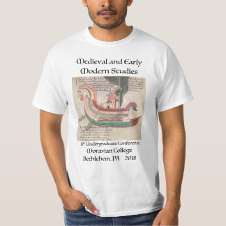 t-shirt with ship from mediaeval manuscript lg