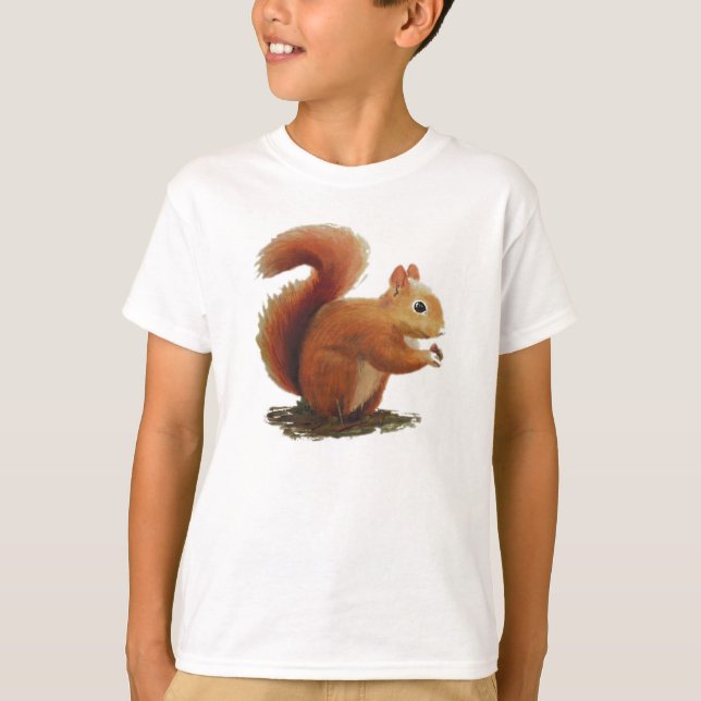 T shirt with Squirrel (Front)