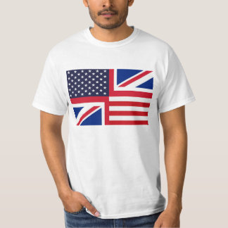 T-Shirt with Stars and Stripes and Union Jack.