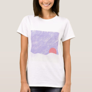 T-shirt with Sunset Design