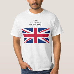 T-Shirt with Union Jack (UK) Tea? Not for me....