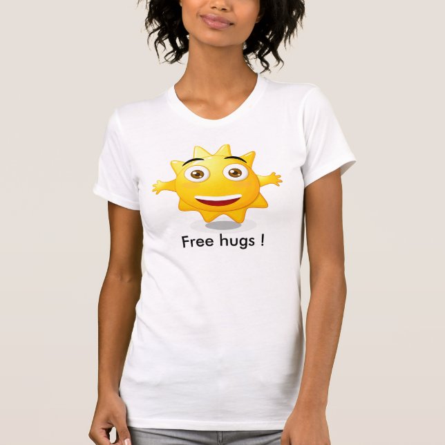 T-shirt woman Free hugs ! (Front)