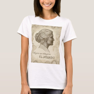T-shirt Women who drew the world