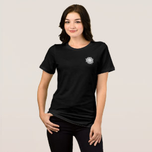 T-Shirt WOMENS FLOWER STYLE DESIGN Tri-Blend Shirt