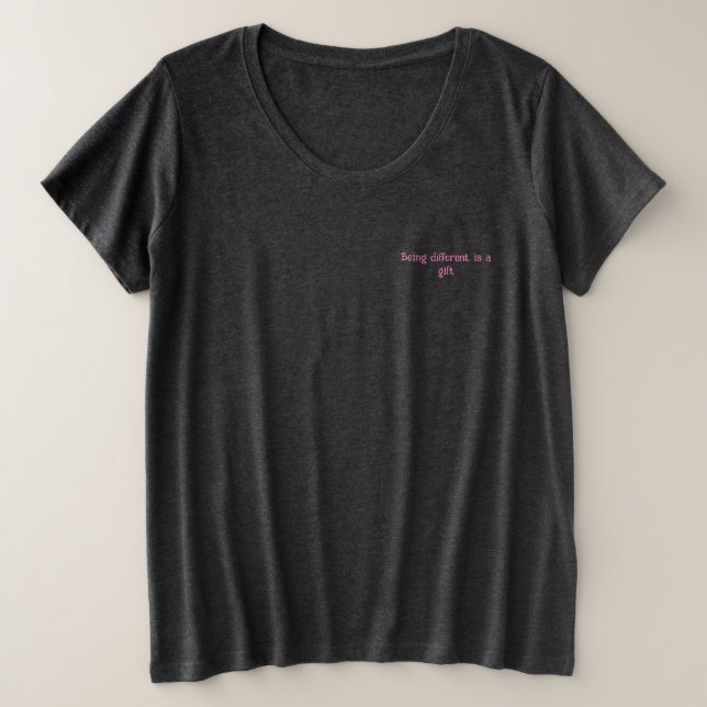 T-Shirt womens plus size  art  style design (Design Front)