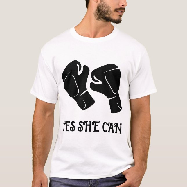 T-shirt yes she can (Front)