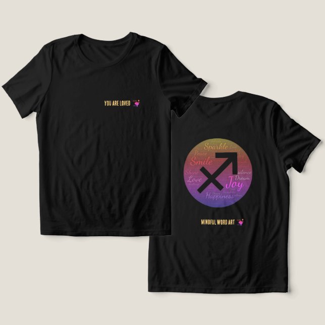 T-Shirt You Are Loved Tri-Blend Shirt (Design Front & Back)