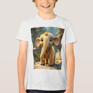 T-ShirtCute Baby Elephant T-Shirt Adorable Eleph Tri-Blend Shirt