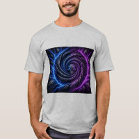 T-ShirtFire vs Ice Skull Vortex Optical Illusion |