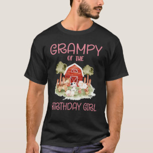 T-ShirtGrampy of The Birthday For Girl Barnyard Fa T-Shirt