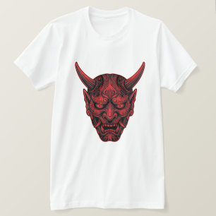 T-ShirtJapanese Oni Mask – Traditional Mythical De T-Shirt