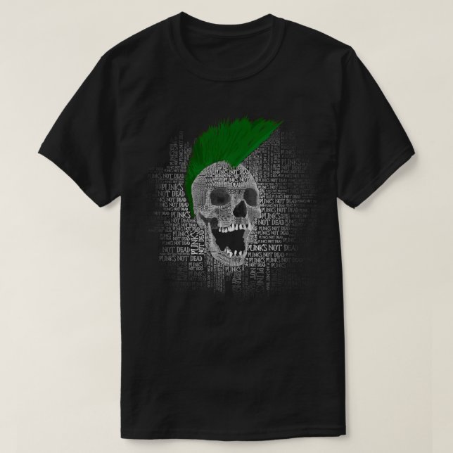 T-ShirtPunk's Not Dead T-Shirt (Design Front)