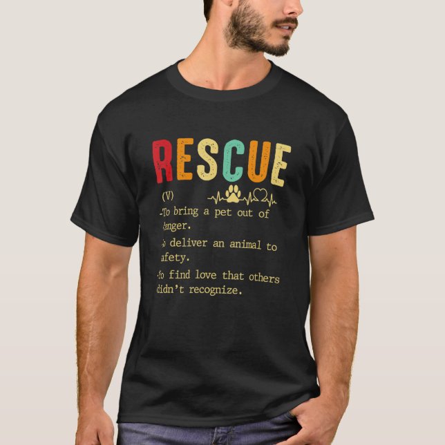 T-ShirtRescue To Bring A Pet Out Of Danger To Deli T-Shirt (Front)