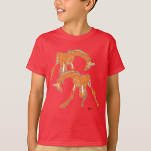 T-SHIRTS BOY'S OR ANYONE : GIRAFFES